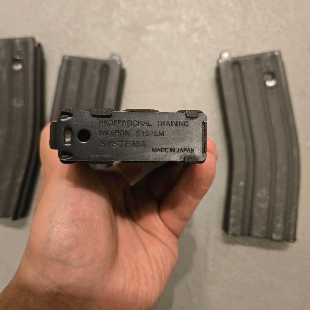 SYSTEMA純正M4/M16 120連マガジン　4個セット