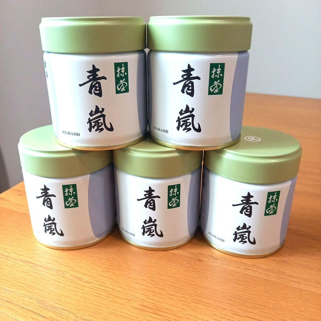 新品未開封 京都 丸久小山園 抹茶 青嵐 5個セットMatcha Powder
