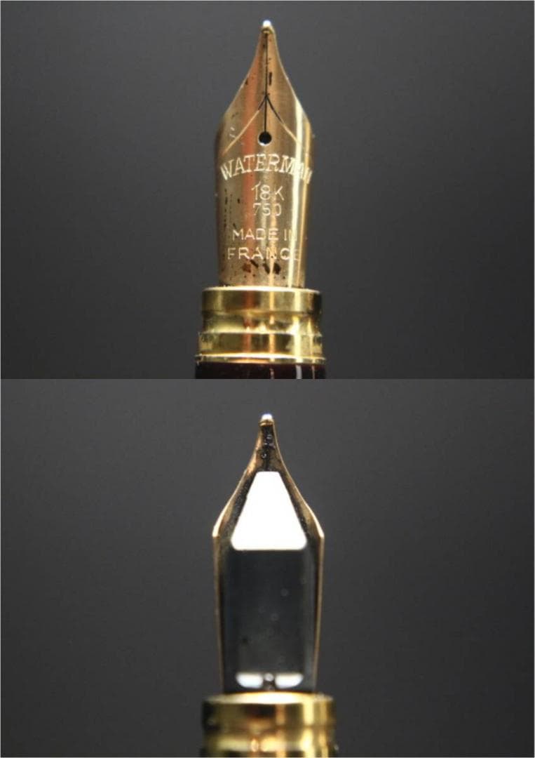WATERMAN 万年筆 18K 750 フランス製 ウォーターマン 箱付き