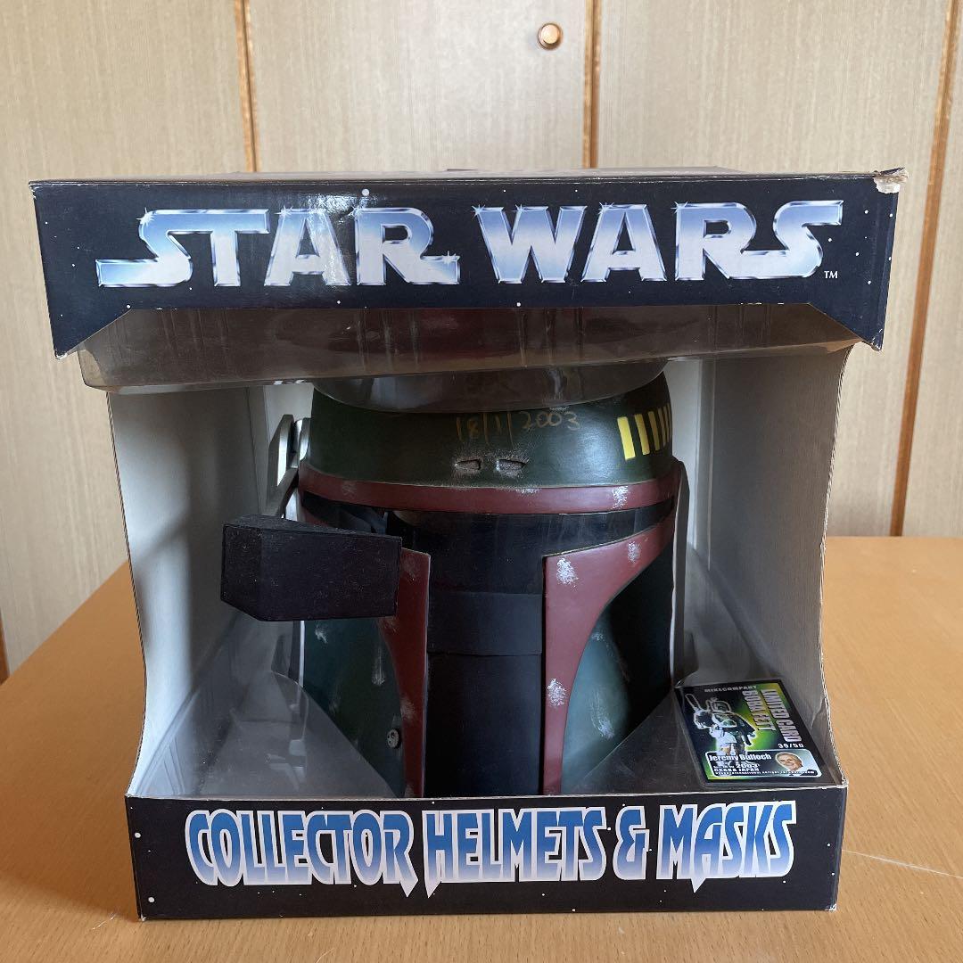 超限定　激レア　スターウォーズ　ボバフェット　ヘルメット　ジェレミーサイン入り