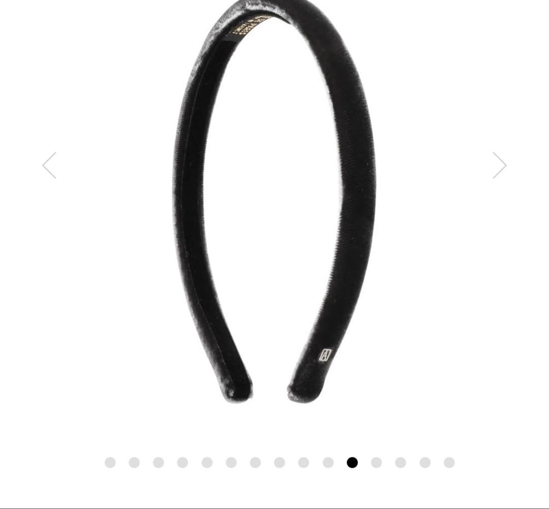 アレクサンドルドゥパリ　カチューシャ　ベロア　べっ甲柄