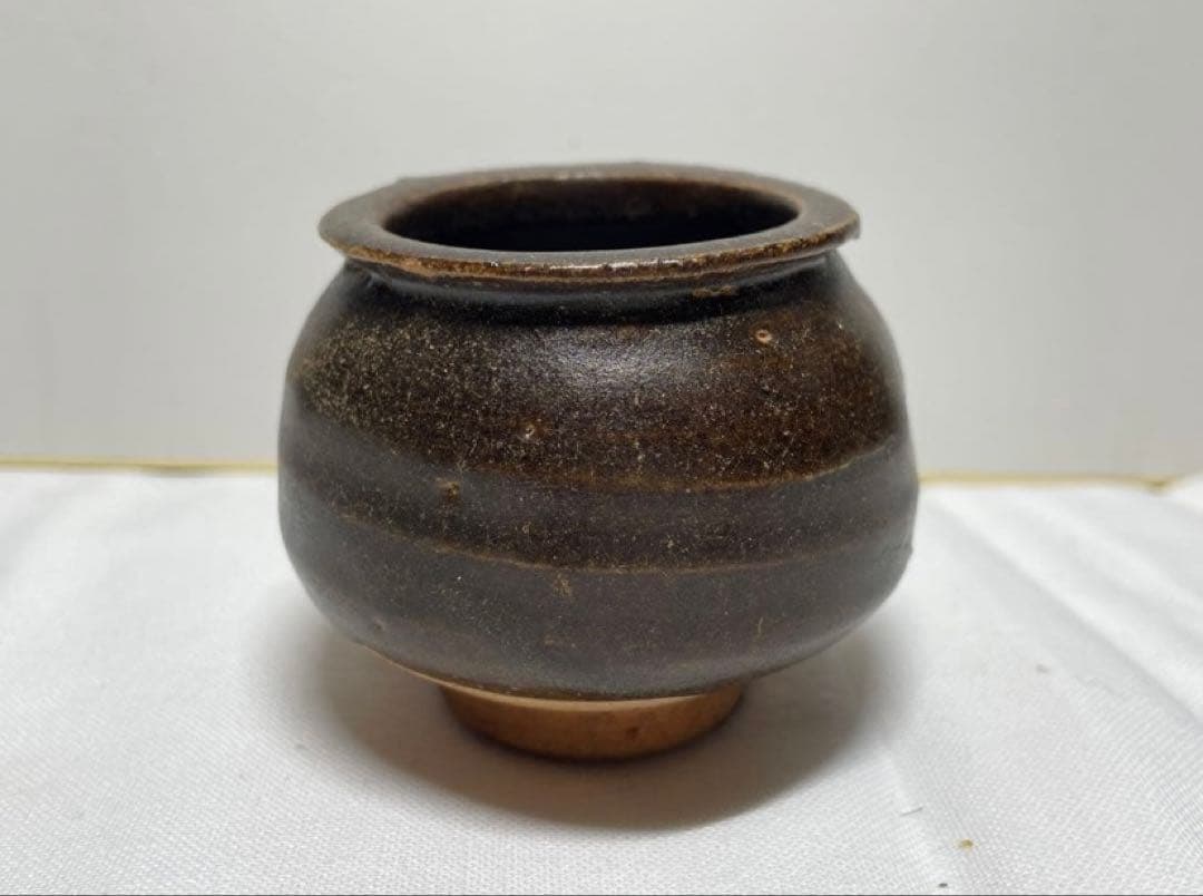 茶入。唐物茶入。宋時代。古美術。骨董品。舊家蔵出し。宋代。希少品。