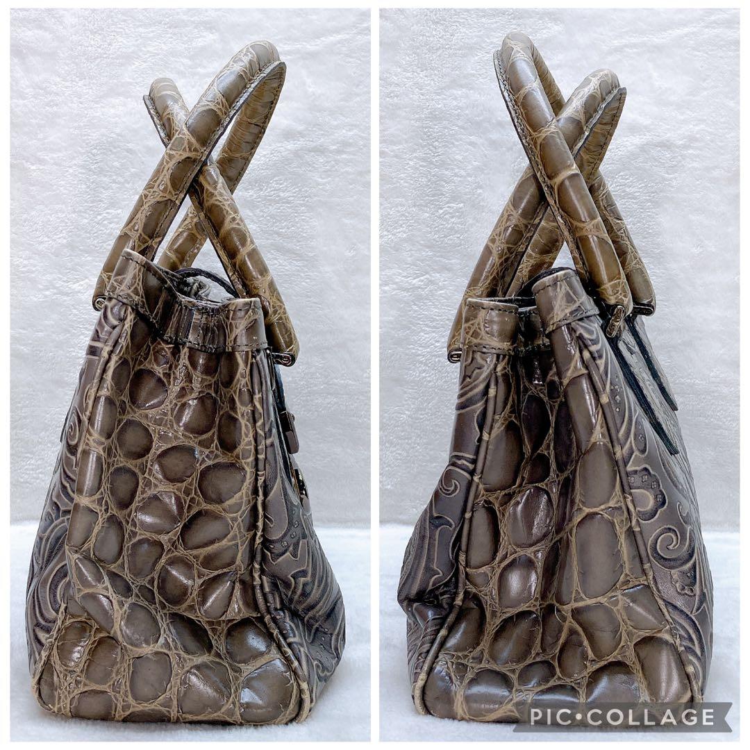 ✨綺麗✨ETRO エトロ マルゴット トートバッグ ペガサス金具 金具 レザー