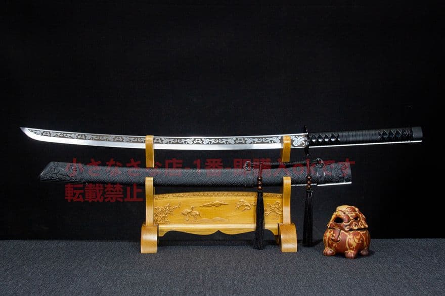 昇龍刺繍春刀  古兵器   武具　刀装具　日本刀　模造刀   居合刀