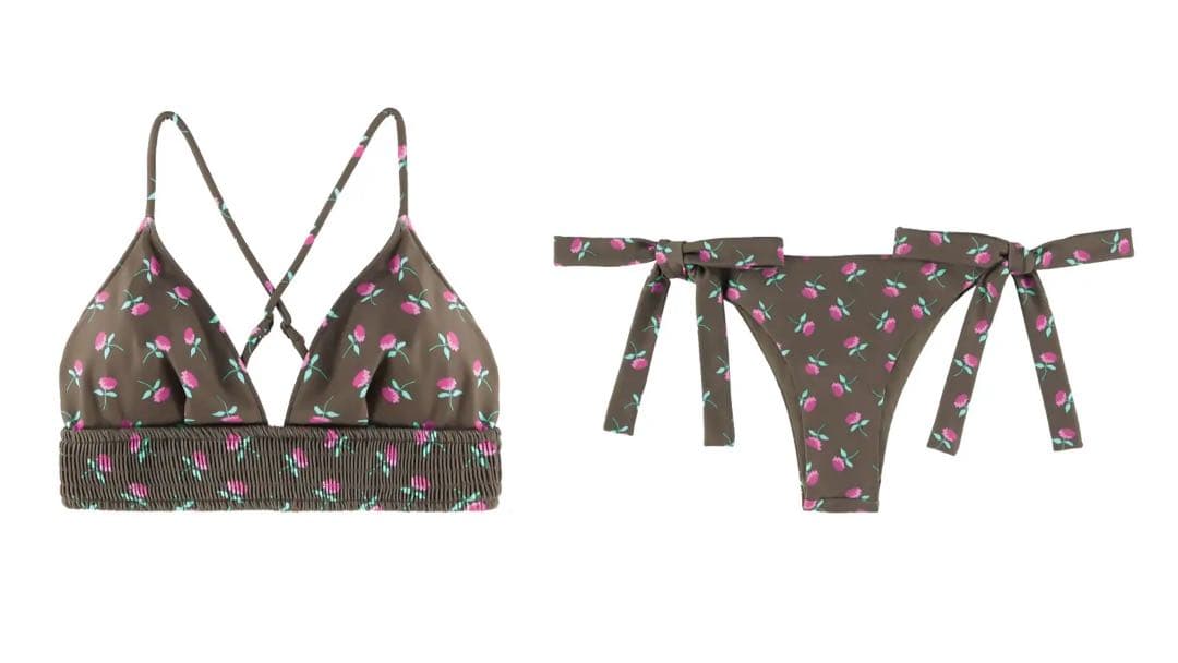 ROSYLUCE × ALEXIA STAM 花柄ビキニ