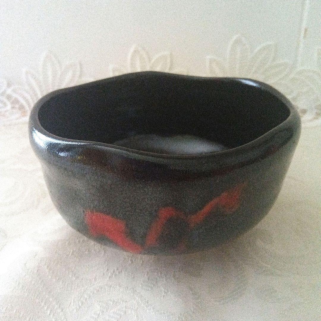 楽七造り　黒楽茶碗　在銘　茶道具　美品