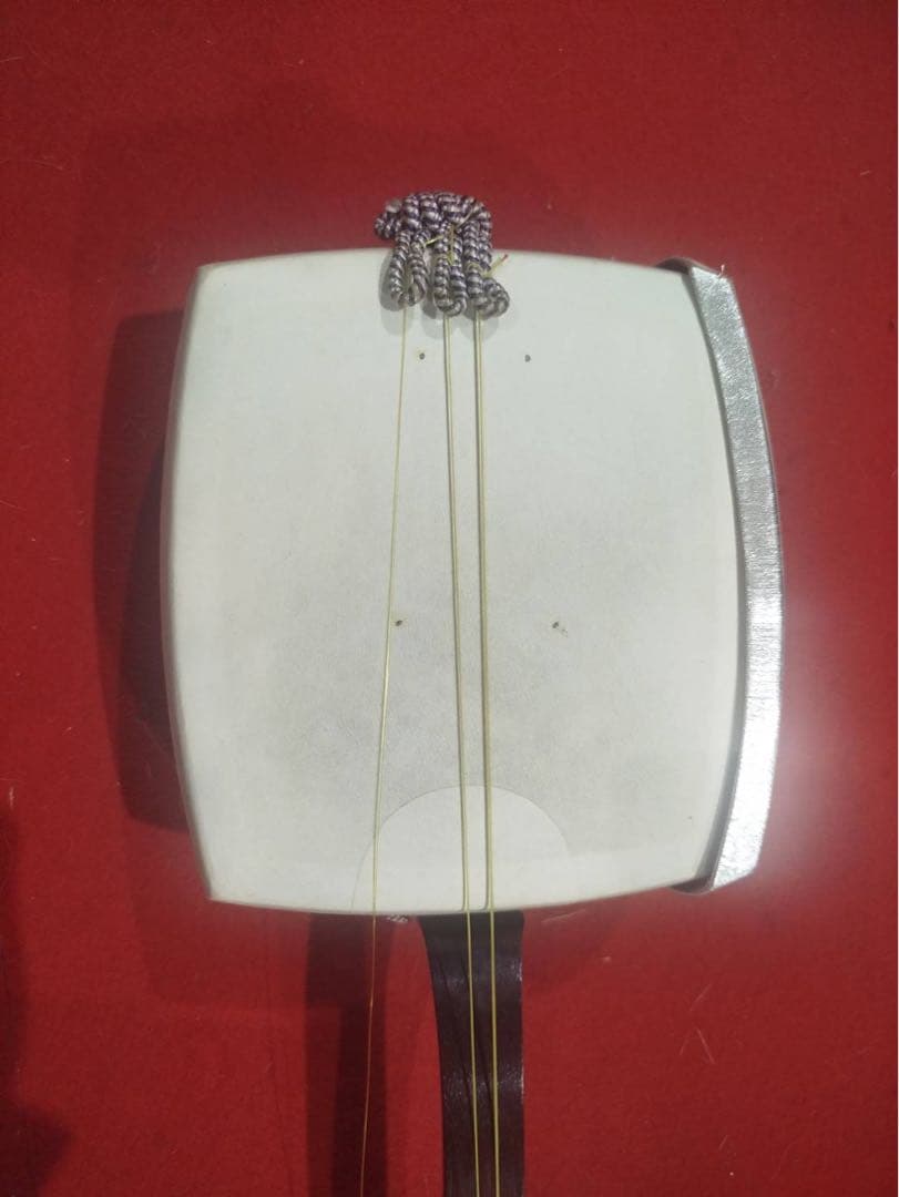 民謡　三味線 経木 使用　3本弦