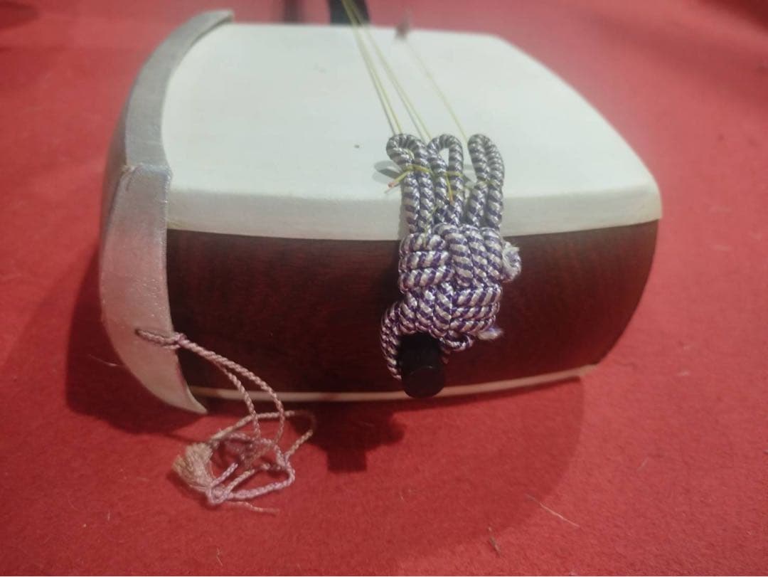 民謡　三味線 経木 使用　3本弦