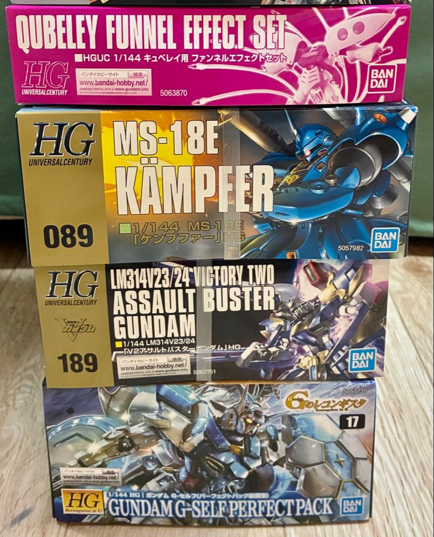 新品 HG ガンプラ 4種セット プラモデル