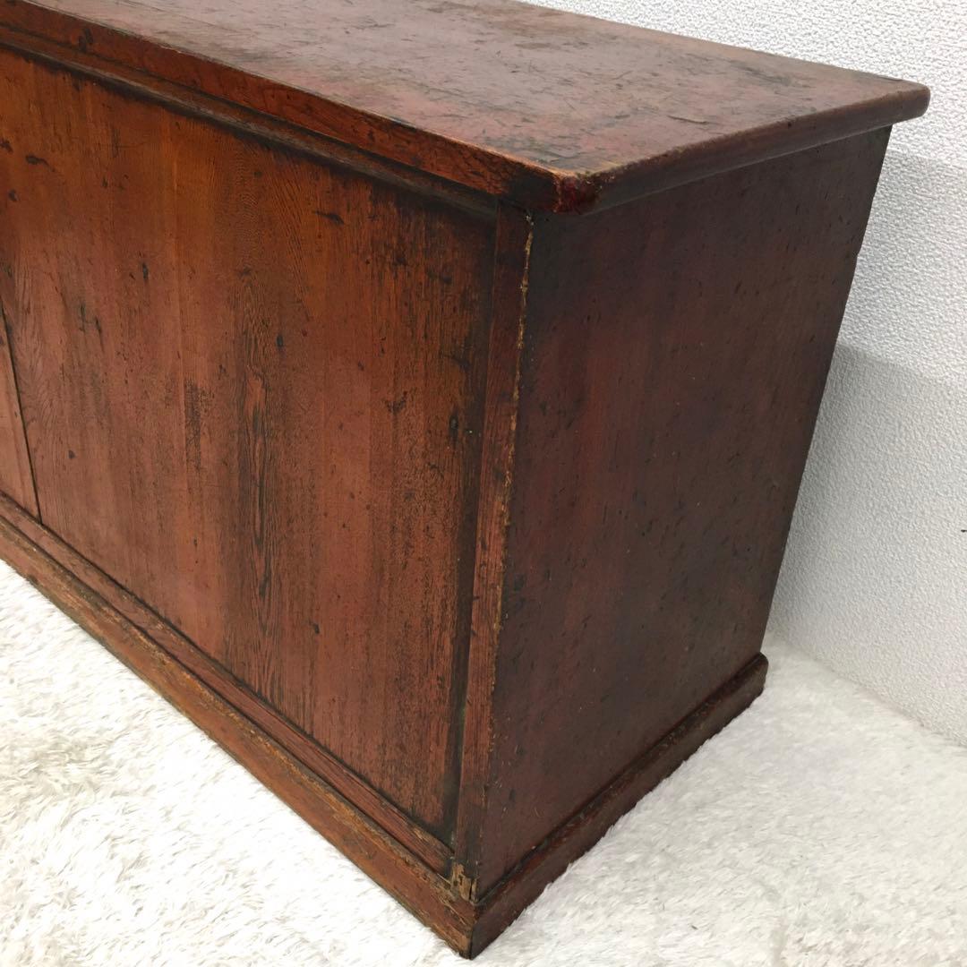 和家具 木製収納棚 アンティーク レトロ 古道具 インテリア