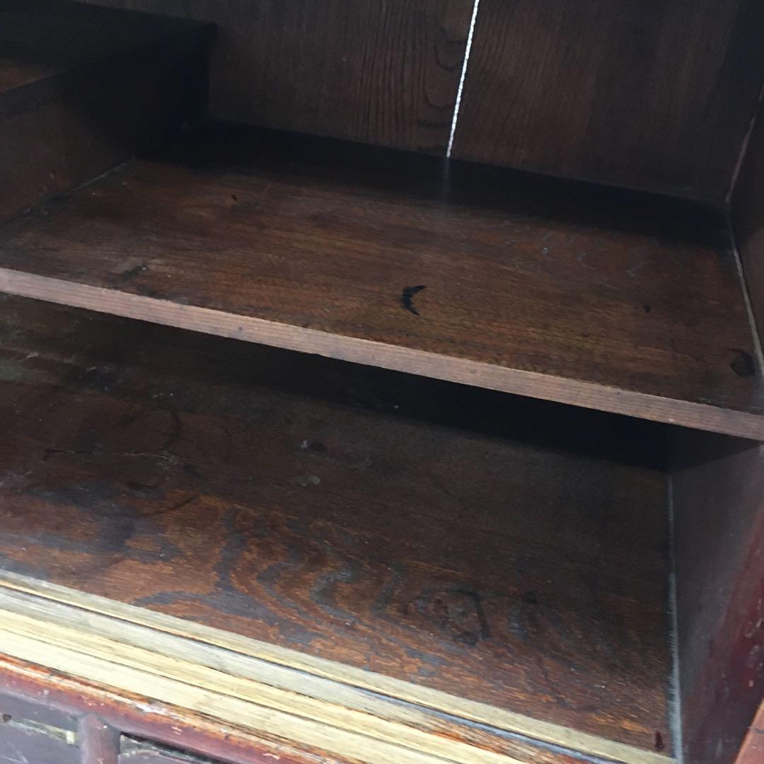 和家具 木製収納棚 アンティーク レトロ 古道具 インテリア