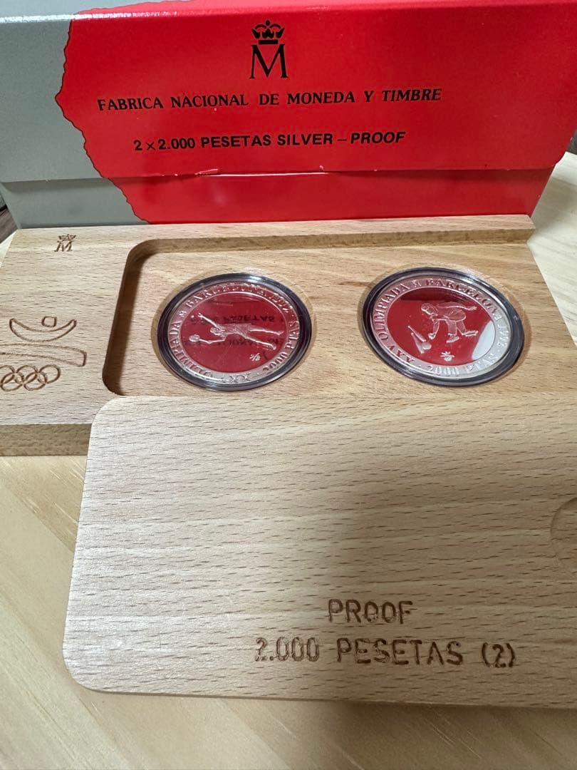 たこまろさ様　Barcelona '92 銀貨セット　2個セット