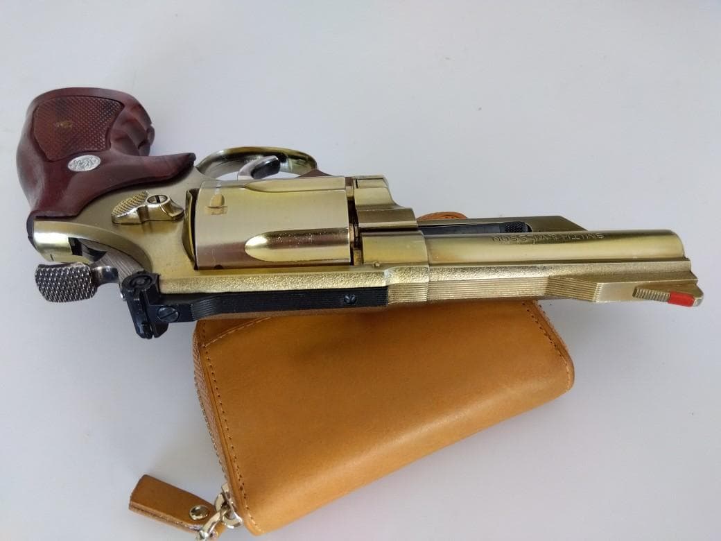 コクサイ　Smith & Wesson 　44マグナムM29　4インチ　木グリ