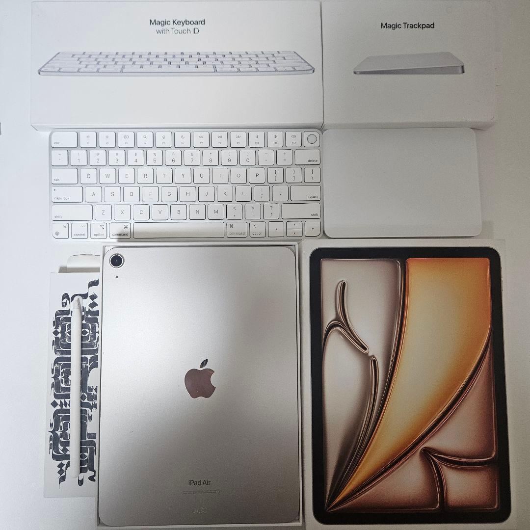 iPad本体 iPad Air M2, Pencil, Keyboard, Trackpad