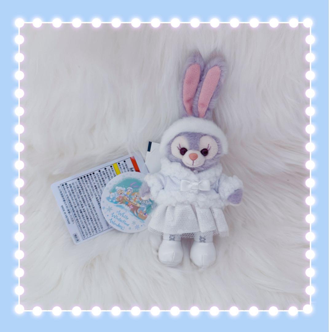 ディズニーシー　ホワイトウィンタータイムワンダーズ　ステラルー　ぬいぐるみバッジ