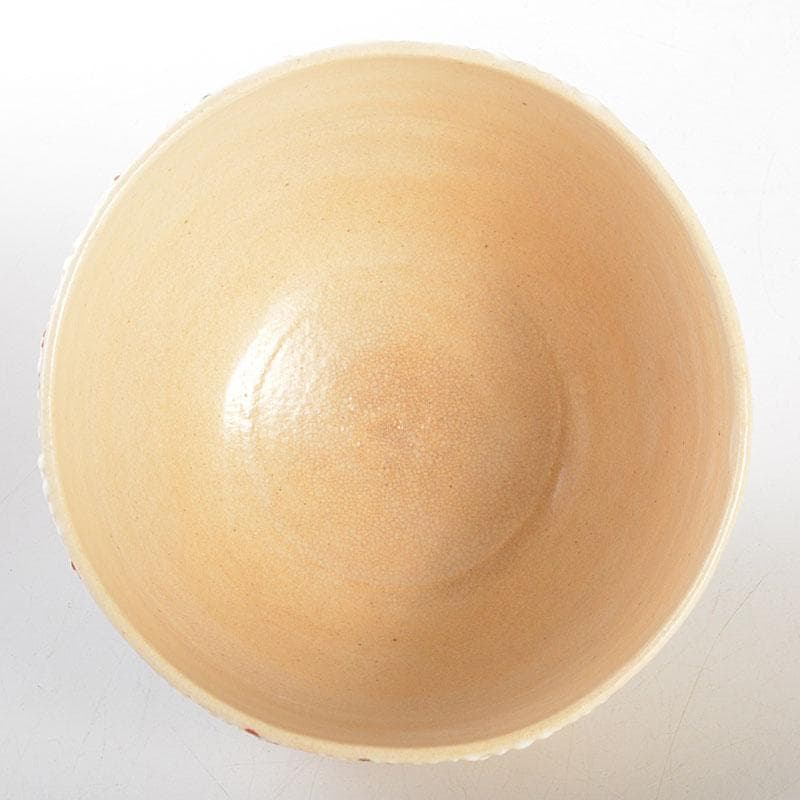 chica　京焼　六代　高橋道八作 桜模様　絵茶碗　時代箱　C　6760