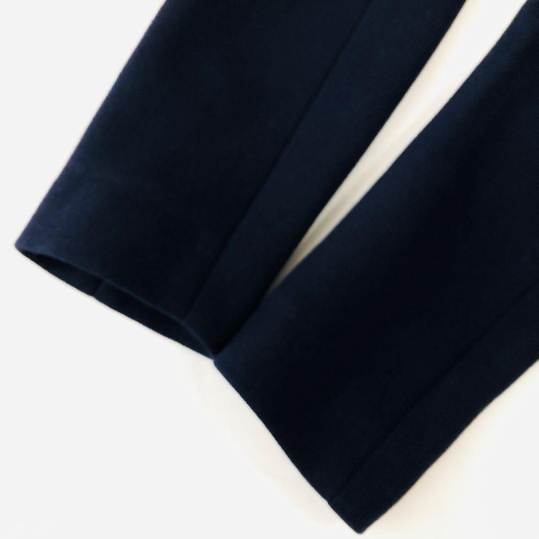 ドゥーズィエムクラス　イレーヴ　ウールチェスターコート　ロング丈　ネイビー