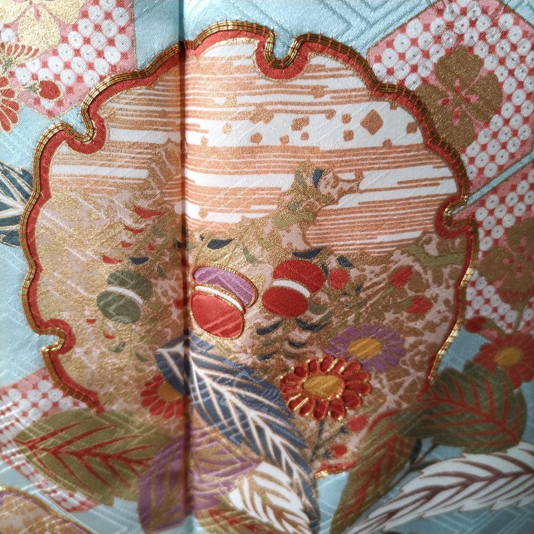 ☆応援価格☆368.小柄なお嬢様へ振袖7点セット　正絹フルセット　成人式　落款