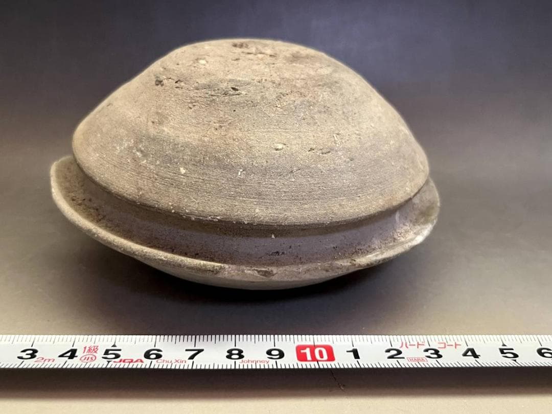 蓋物■土器 須恵器 喰籠 土物 カケ有 発掘品 須恵器 古代 時代物 骨董品■
