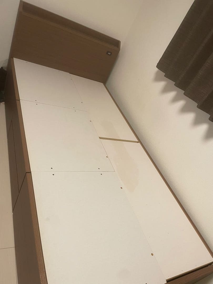 ニトリ　シングルベッド　※マットレス付き