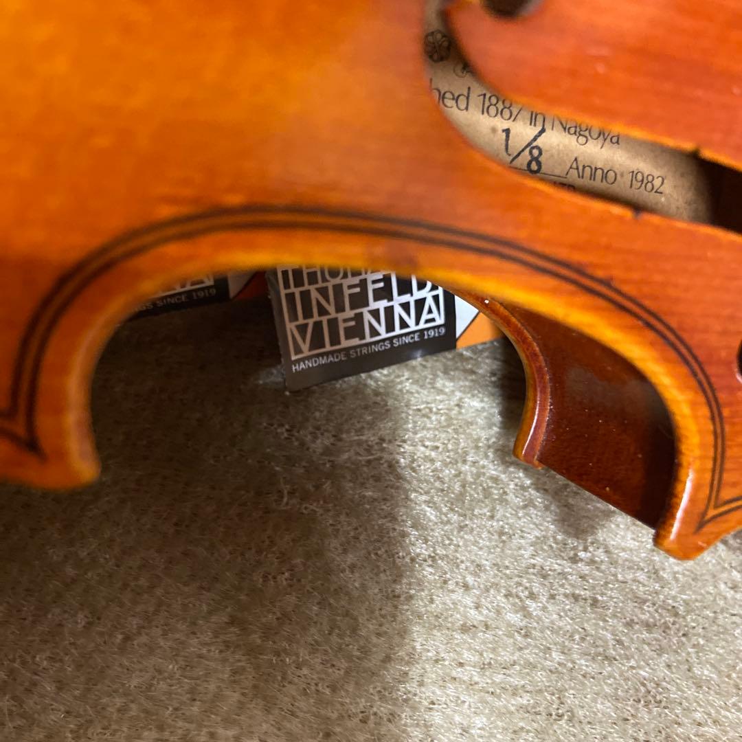 鈴木バイオリン　No.360 1/8 弓付き ドミナント弦おまけ付き