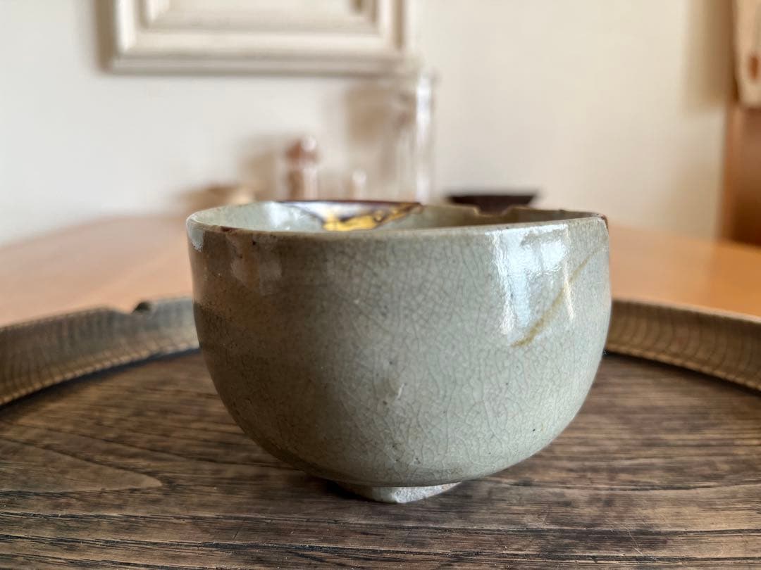 古唐津　金継ぎ　茶碗