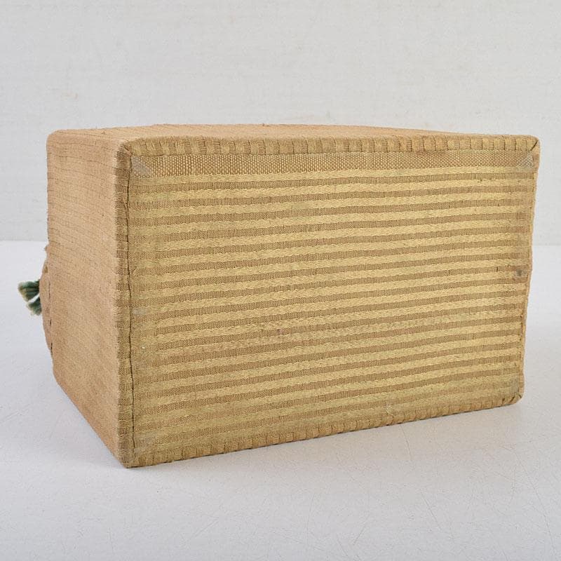 茶道具　古布　小さな茶箱　茶碗　香合など　八点　一式　仕覆付　C　R9394