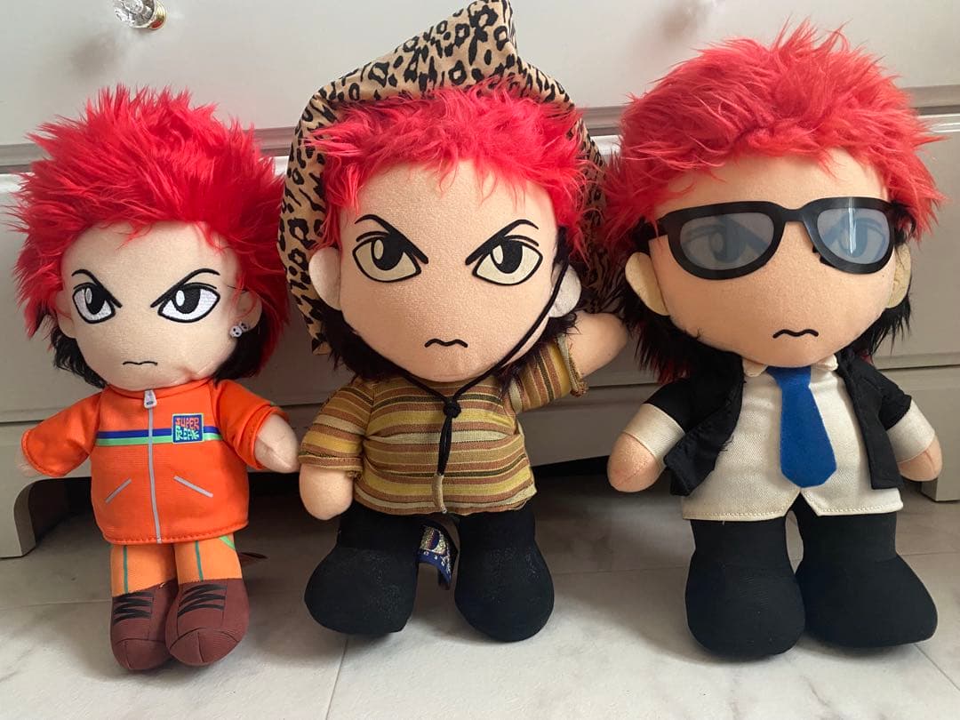 hide特大ぬいぐるみ3体セットX JAPANヒデ スプレッドビーバー