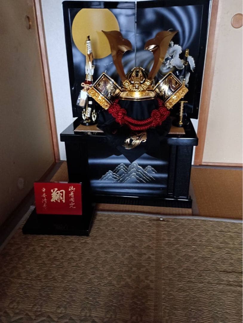 日本の武具 兜 伝統装飾品　五月人形