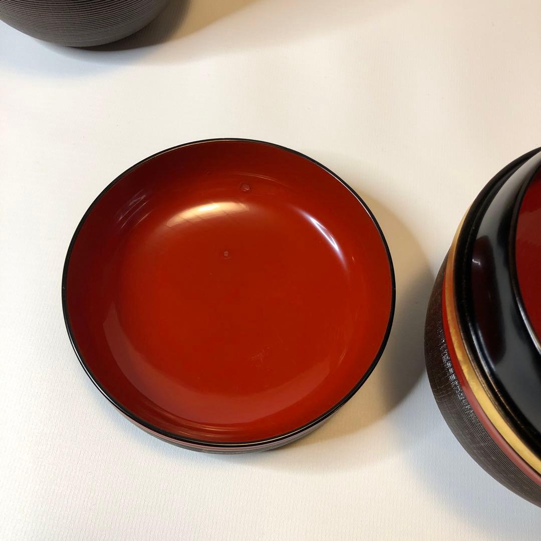 信玄弁当 天然木製 漆塗 6客セット