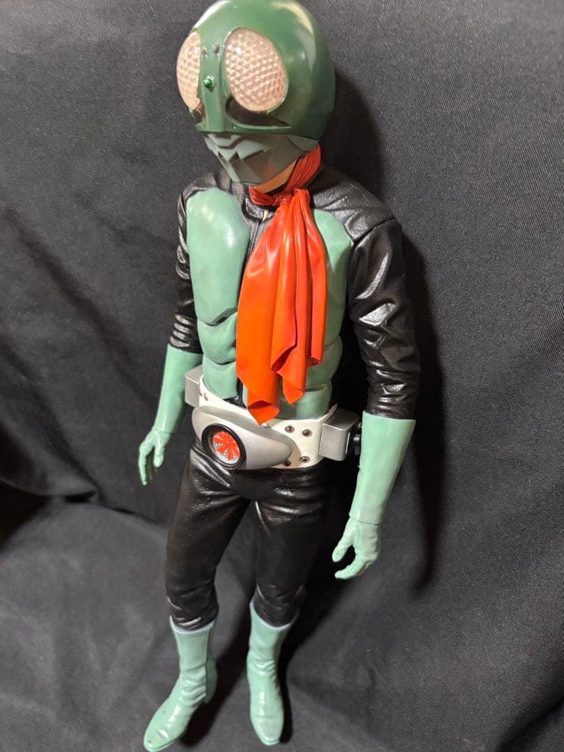 仮面ライダー 旧1号 メガソフビキット 塗装済み完成品 海洋堂　訳アリ品