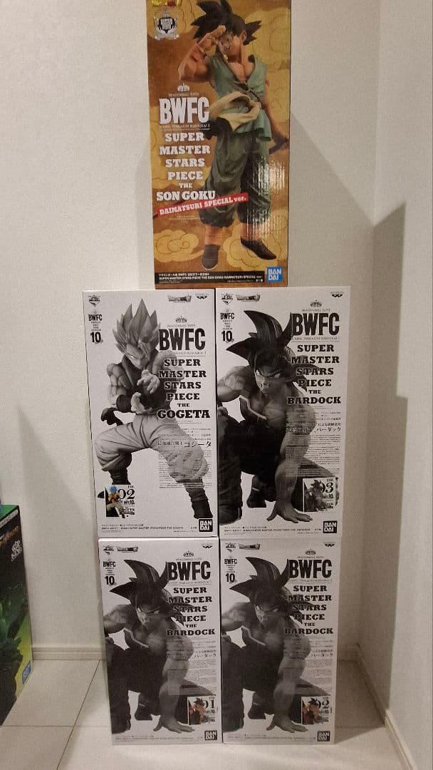 新品未開封　ドラゴンボール　smsp　５体セット