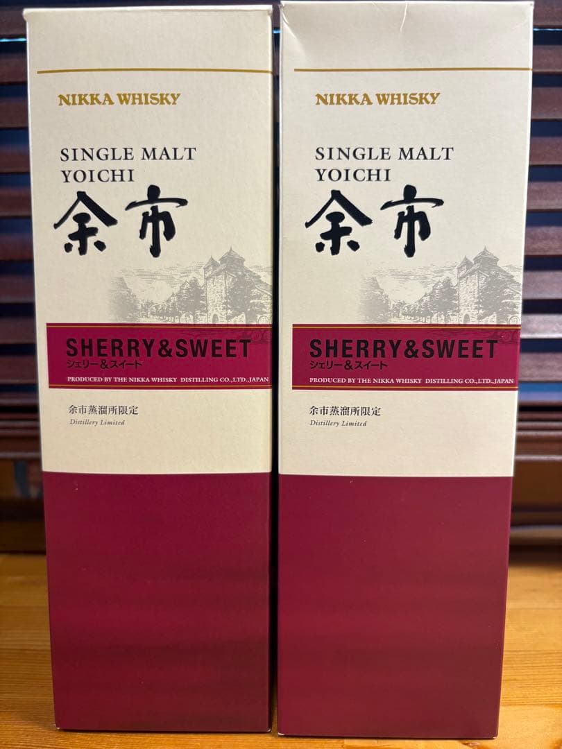 余市蒸留所限定シェリー&スィート　500ml 2本セット