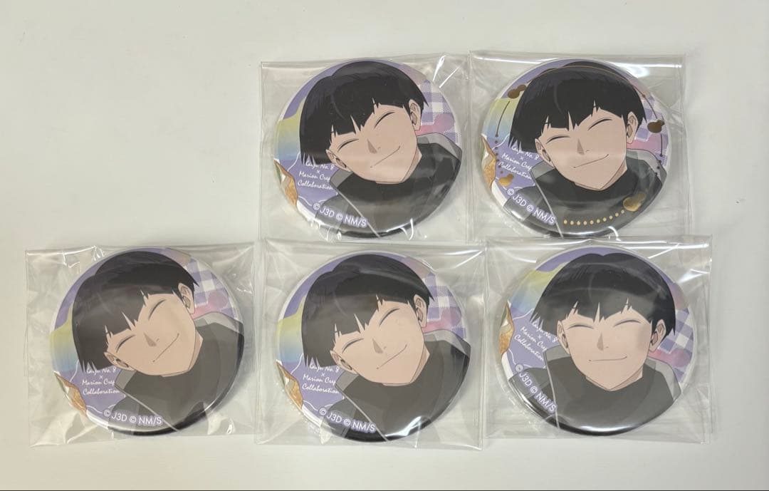 怪獣8号 マリオンクレープ 缶バッジ 箔押し 保科宗四郎