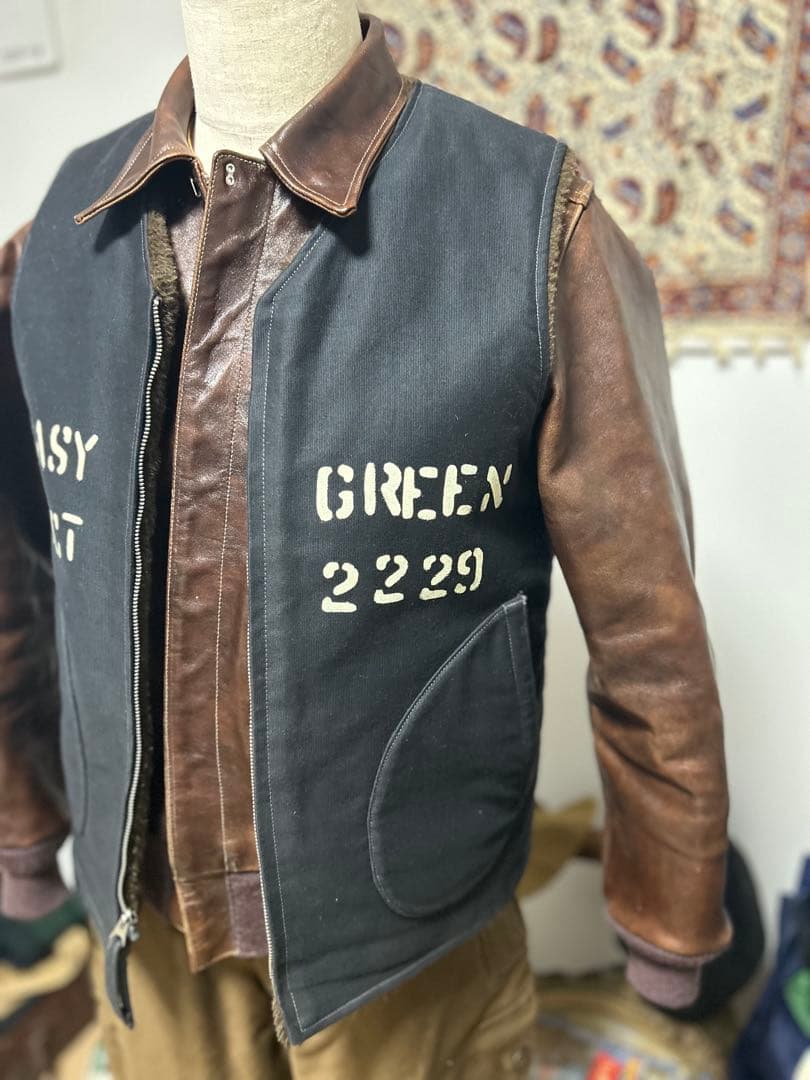 激レア品　リアルマッコイズ　アルパカ　デッキベスト　ステンシルカスタム