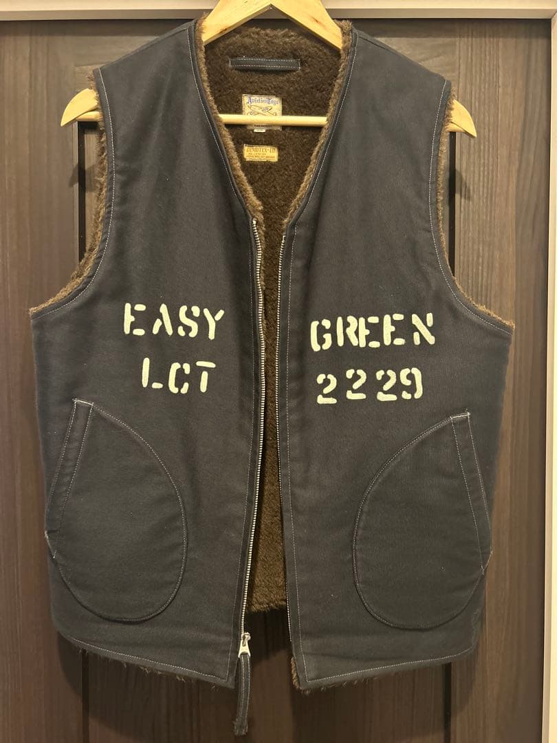 激レア品　リアルマッコイズ　アルパカ　デッキベスト　ステンシルカスタム