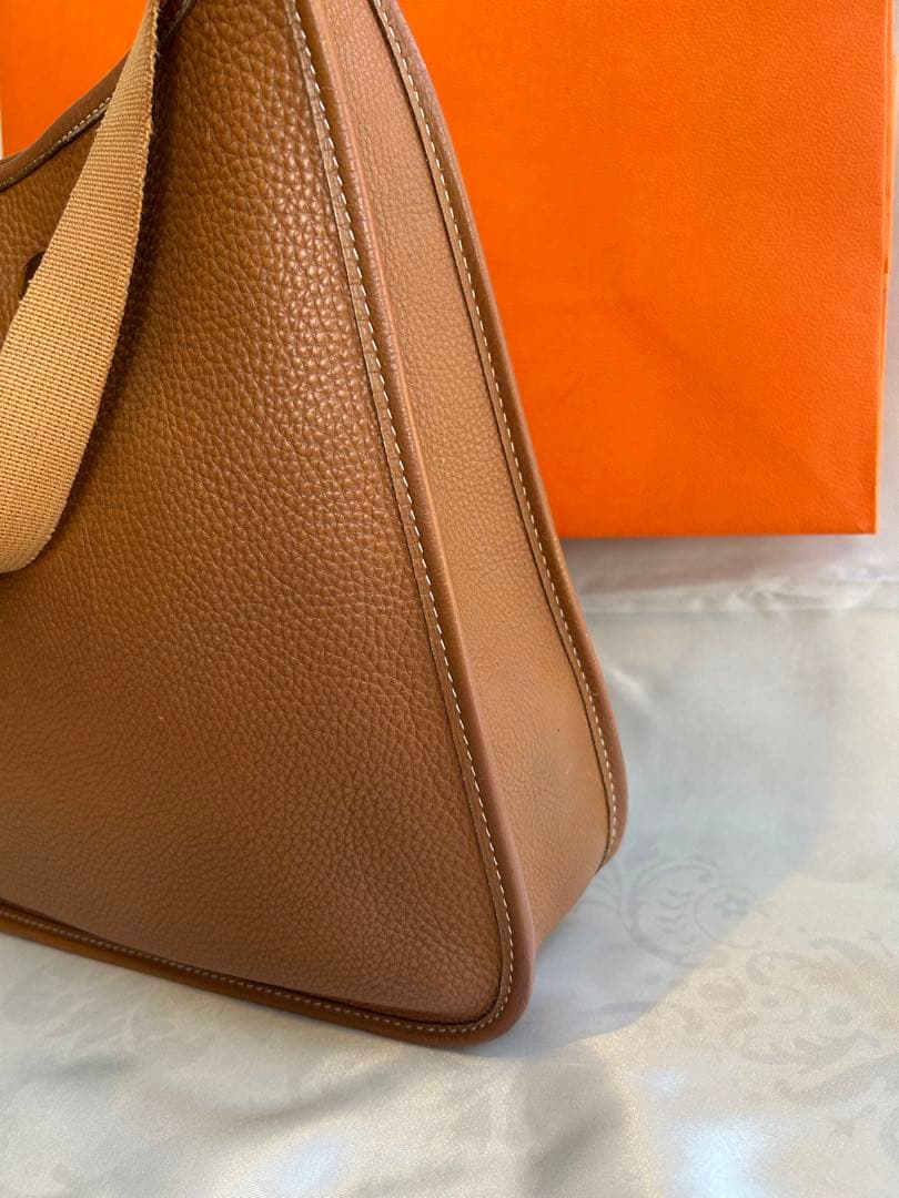 【SALE!】エルメス ヴェスパPM ブラウン×ゴールド金具