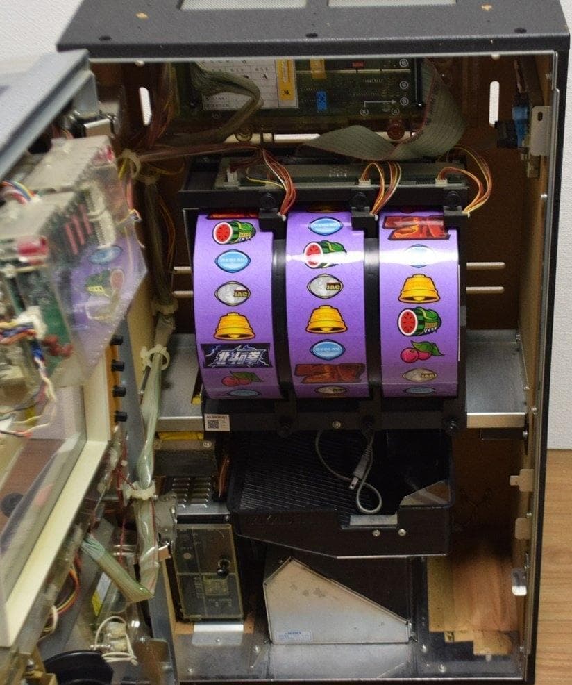 【パチスロ実機】サミー★初代 北斗の拳【フルオートプレイ付不要機付】４号機