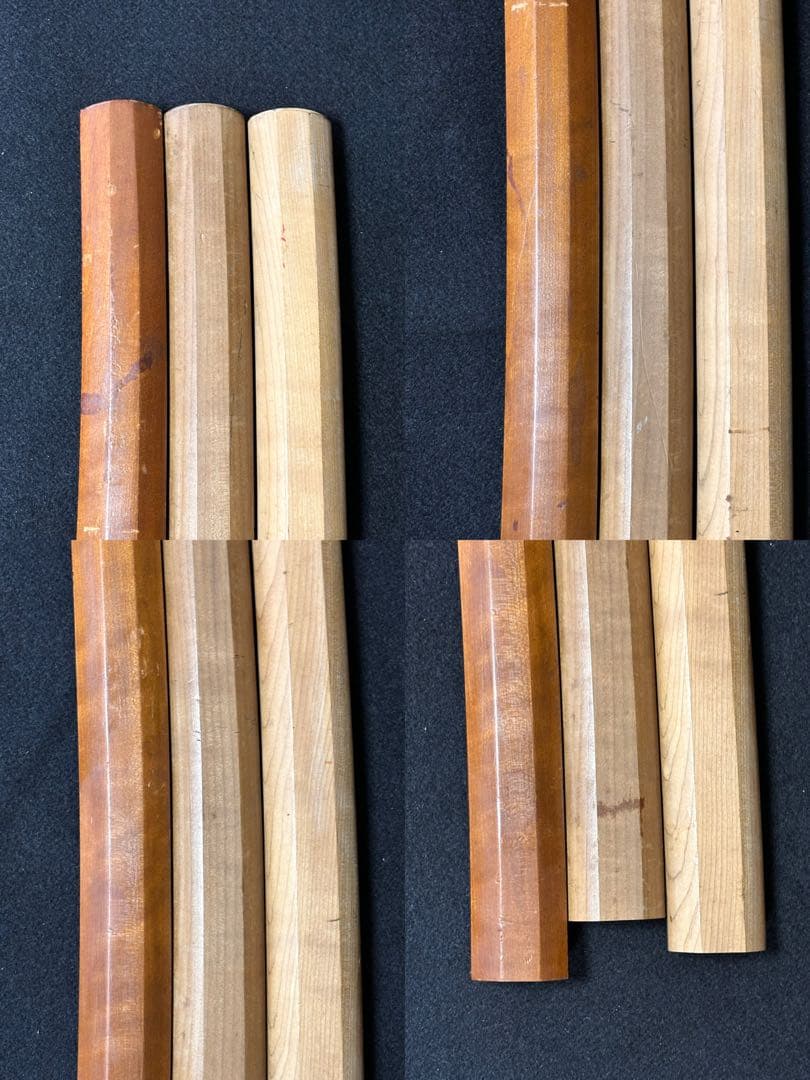 模造刀 白鞘打刀　三点まとめ　白鞘　鞘付長さ約99/102cm