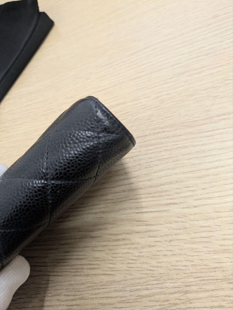 Momoセールシャネル クラシック ロング マトラッセ 二つ折り