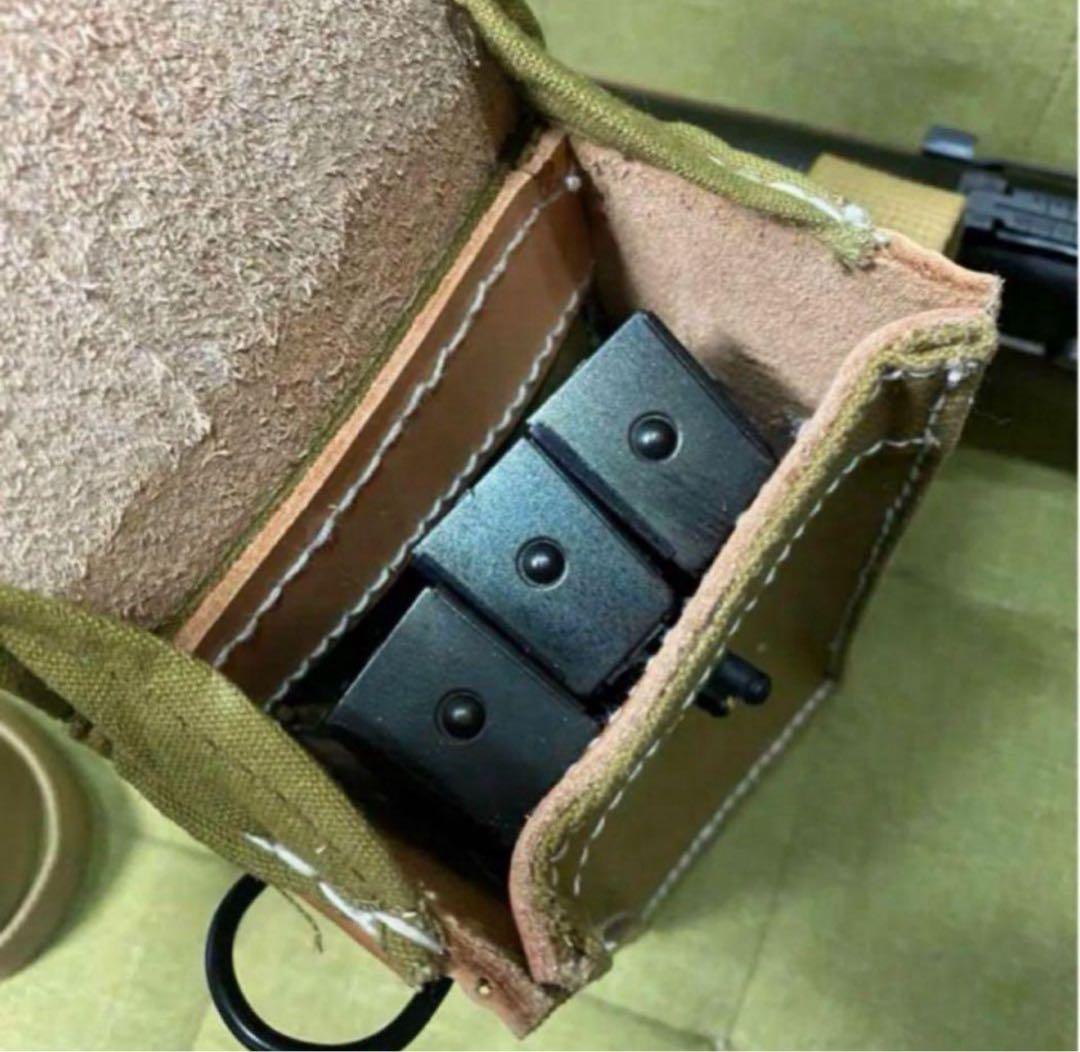 日本軍 百式機関短銃弾倉に如何？　九六式・九九式軽機関銃弾倉嚢弾倉入れ
