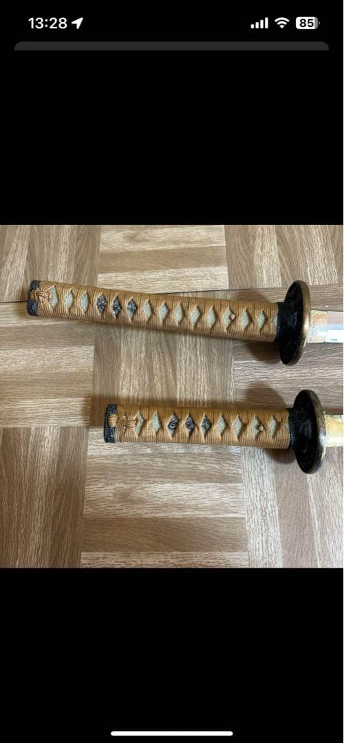 模造刀　大小セット　脇差