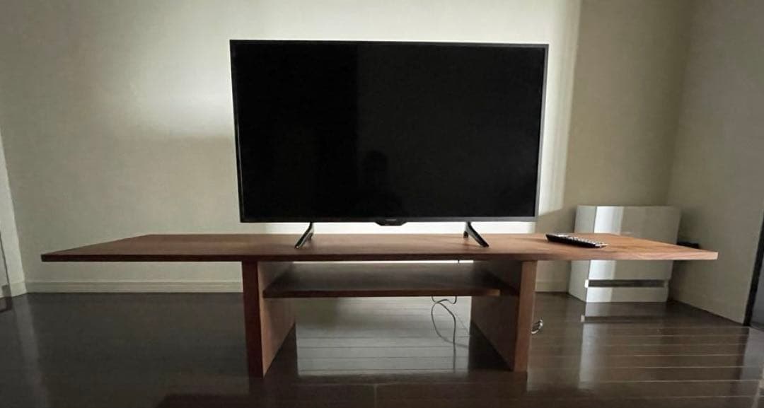HANA木製テレビ台 天然木 ダークブラウン180cm