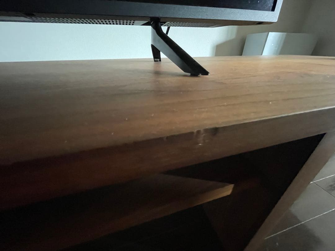 HANA木製テレビ台 天然木 ダークブラウン180cm