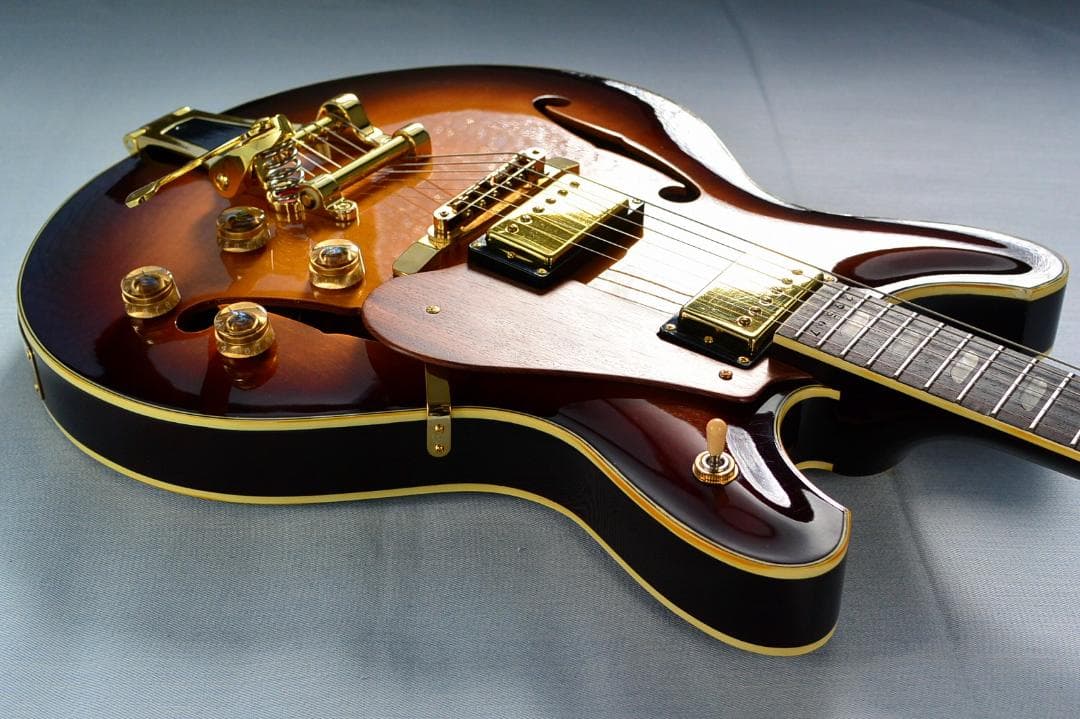 Yamaha SA-60 特製パーツ搭載 76年頃製 セミホロー Bigsby