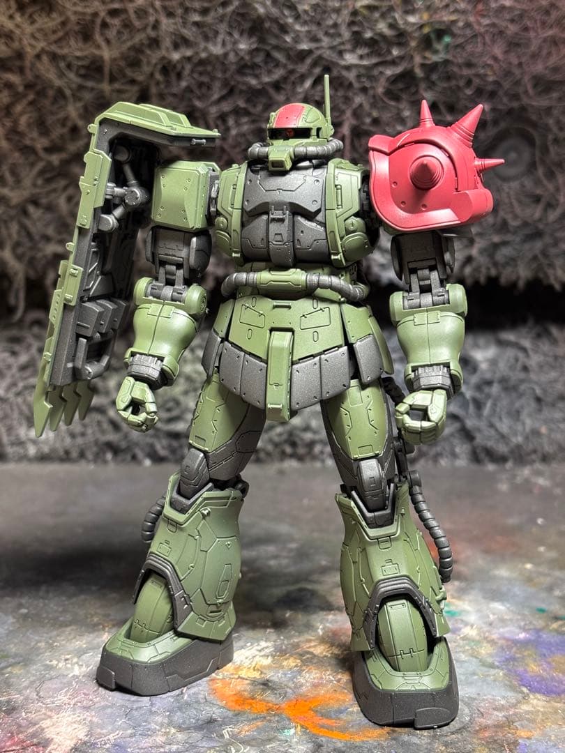 復讐のレクイエム　ザクⅡF型チャプス機全塗装完成品