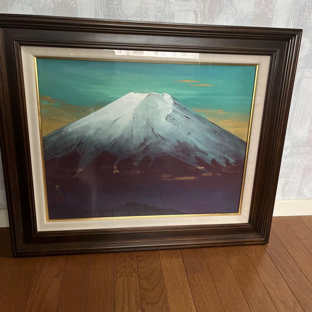 池田彰彦 「富士」10号 日本画 アート 絵画 和室