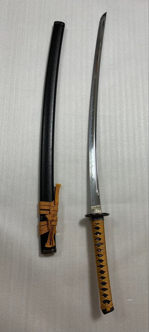 美品模造刀　打刀 黑鞘　コスプレ 鞘付き長さ約105cm