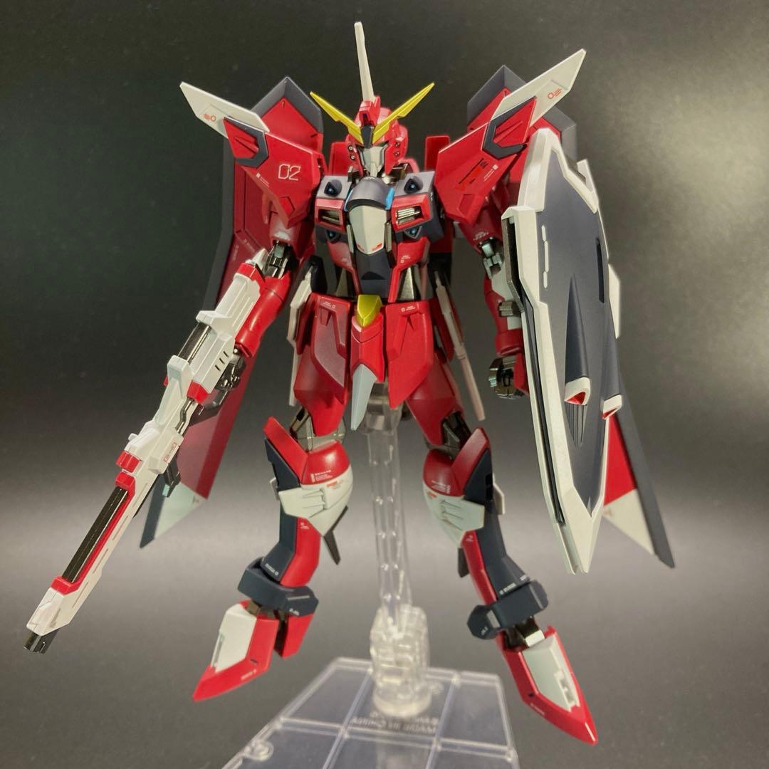 HGCE イモータルジャスティス　塗装済み完成品ガンプラ