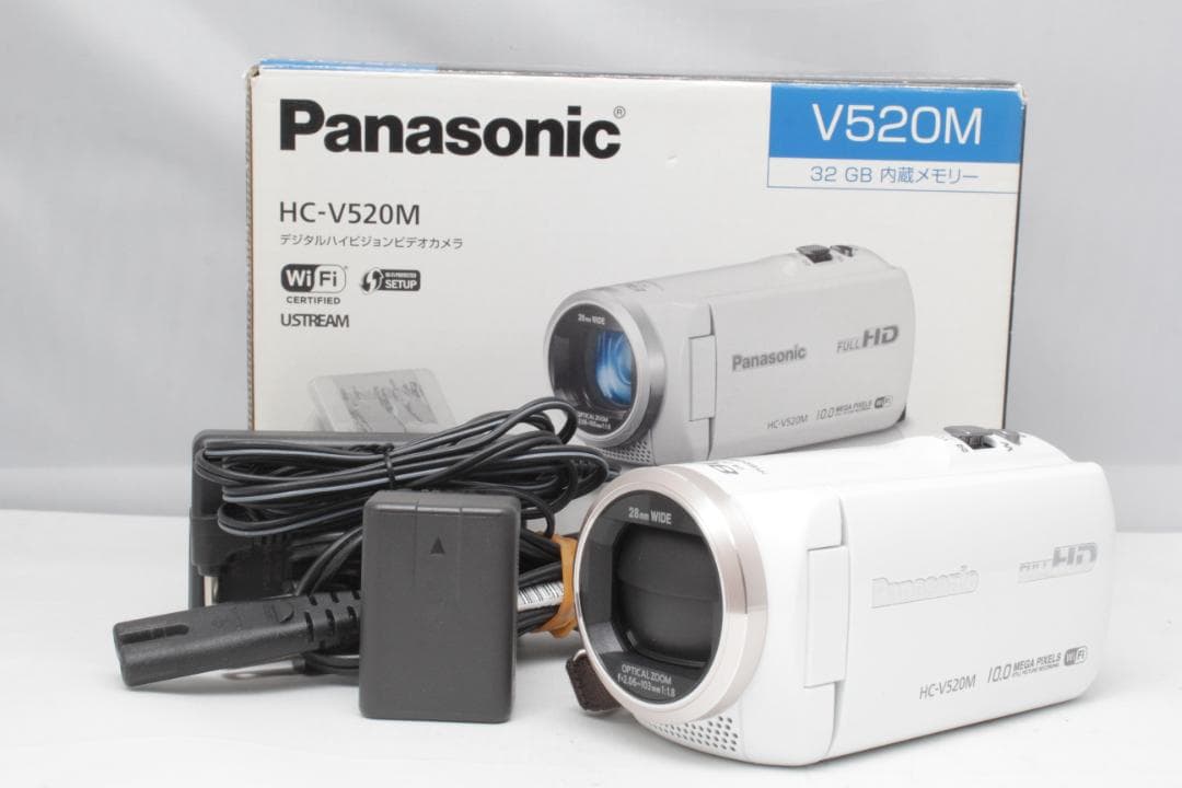 スマホ転送！Panasonic HC-V520M　ビデオカメラ